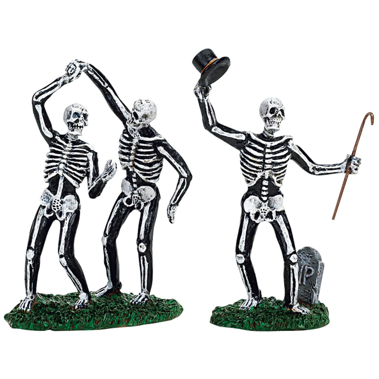 Lemax® Spooky Town™ Halloween Village Accessory: Dancing Skeletons, Set of 2