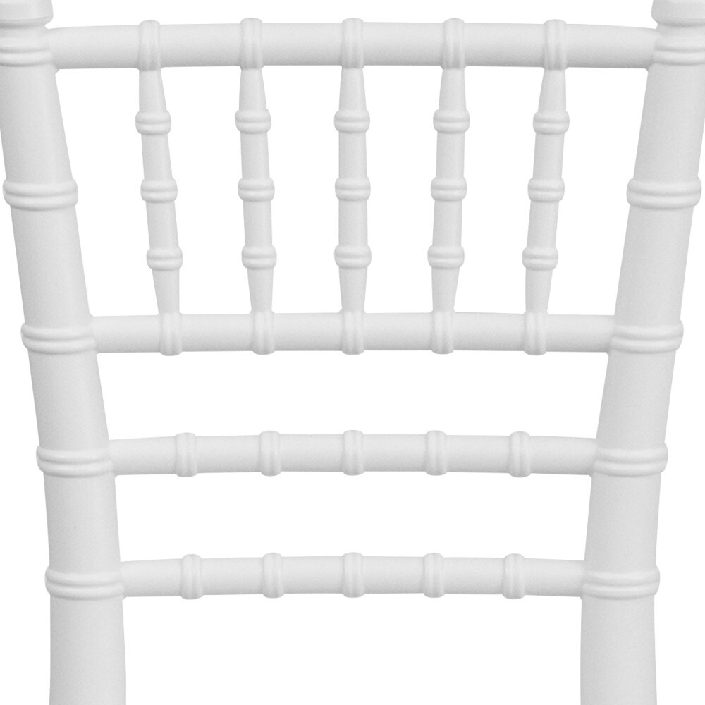 Emma and Oliver 10 Pack Child’s All Occasion Resin Chiavari Chair for Home or Home Based Rental Business