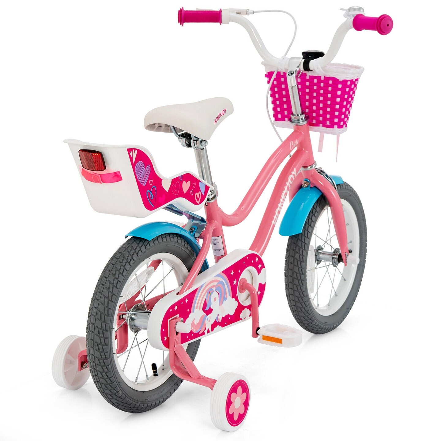 Bicycle with training wheels for 4 year discount old