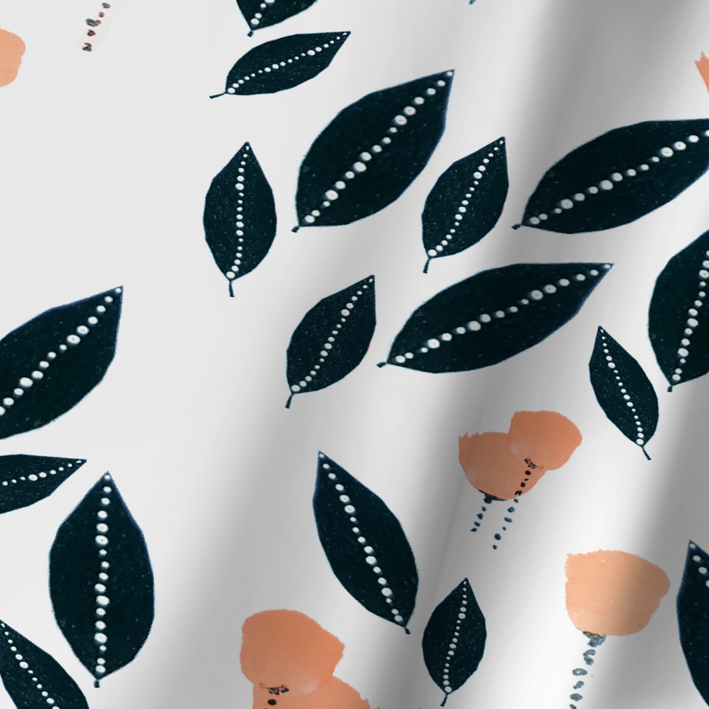 Lollypop Flowers by Rebecca Prinn Shower Curtain 71&#x22; x 74&#x22;