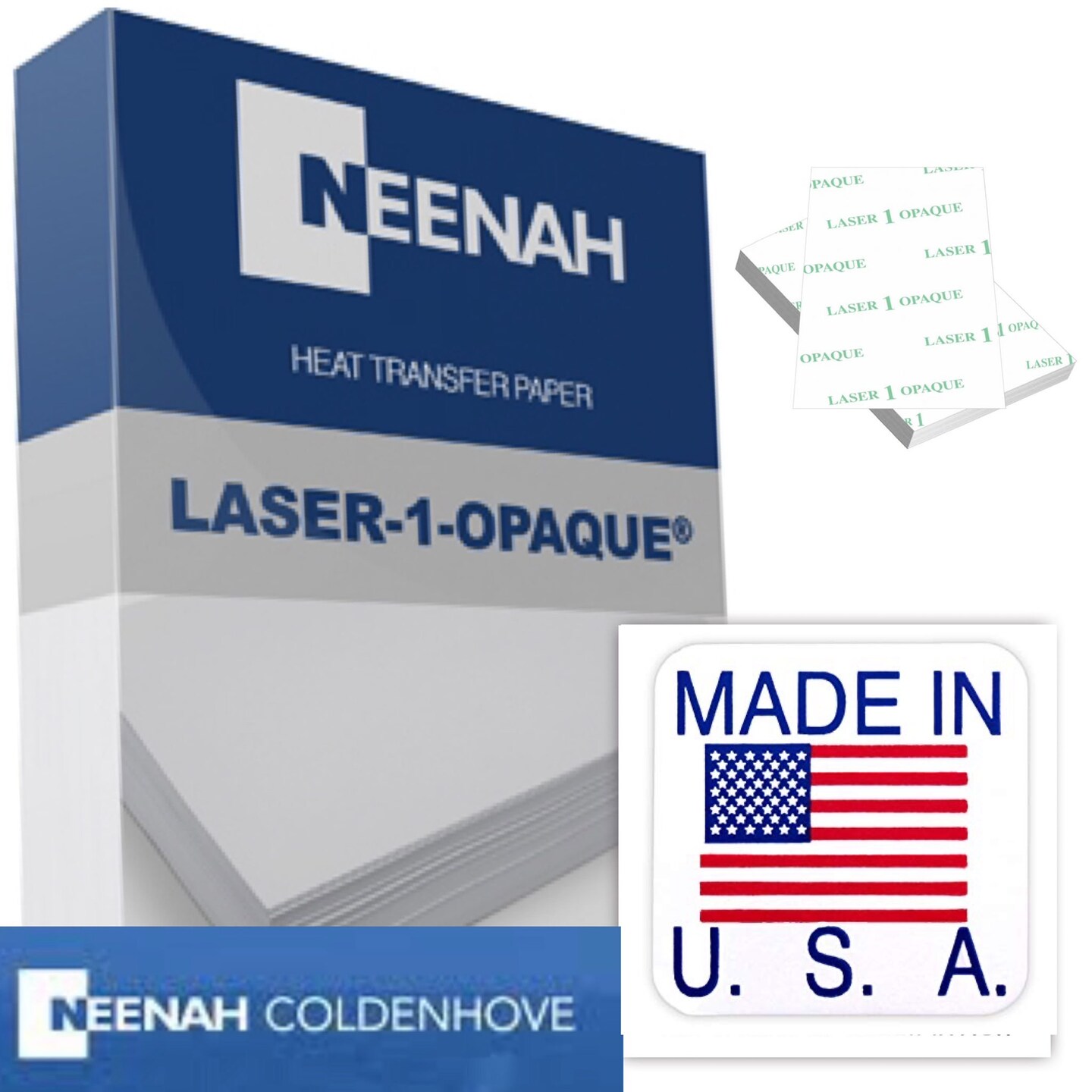 Neenah Heat Transfer Paper Laser 1 Opaque Dark SHIRT Heat Press Machine A4 25 Sheets Pk