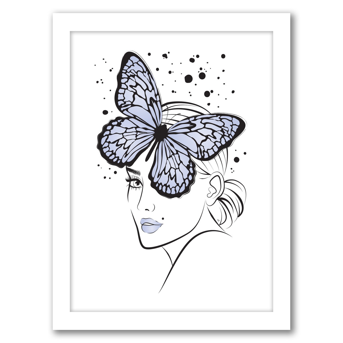 Ladybutterfly by Martina Frame  - Americanflat