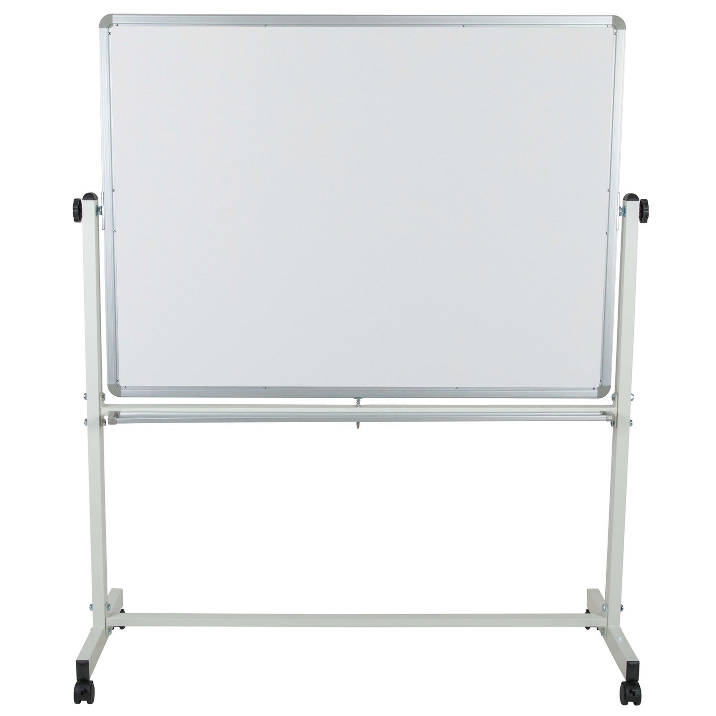 Emma and Oliver Double-Sided Mobile White Board Stand with Pen Tray