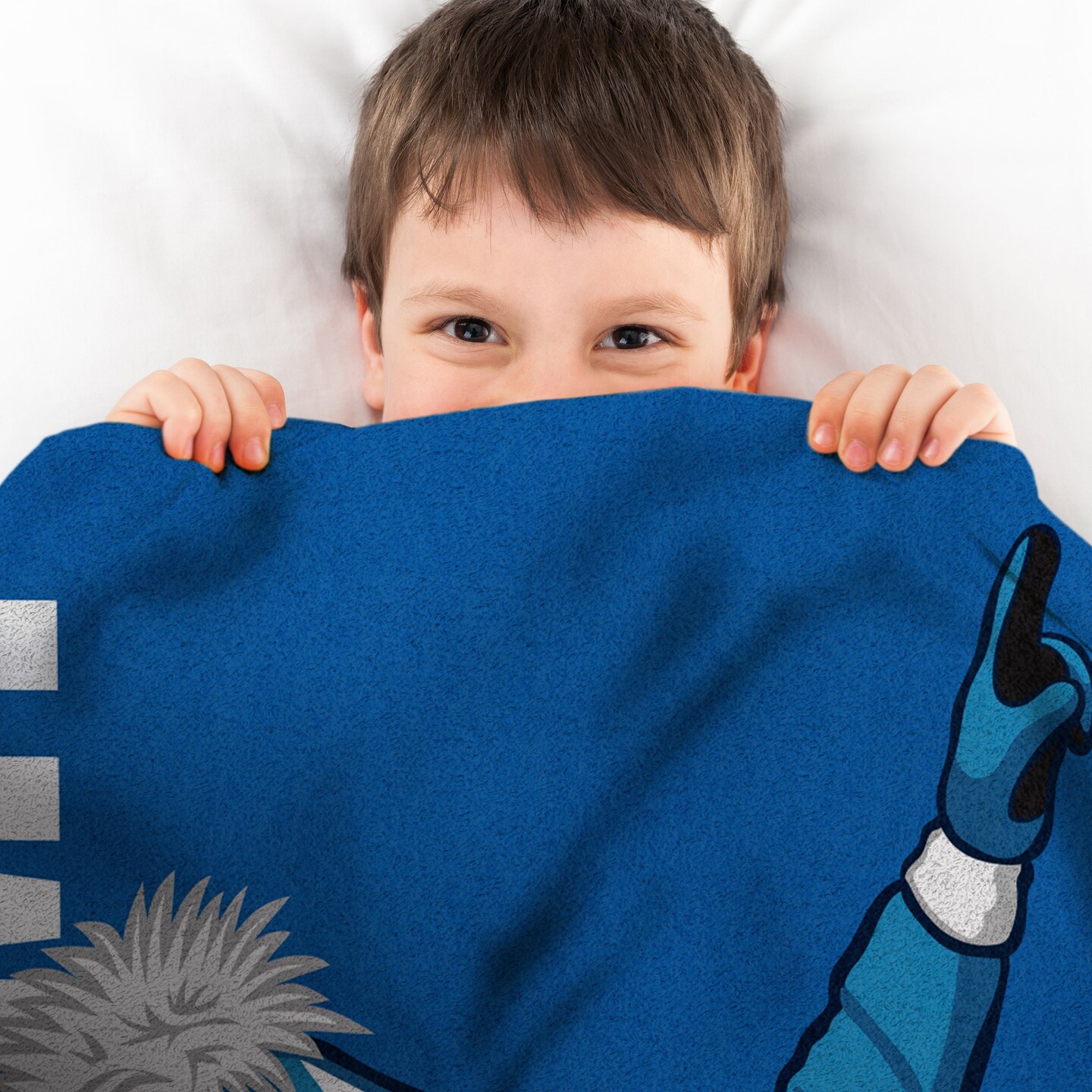 Sleep Squad Dallas Mavericks Champ Mascot 60&#x201D; x 80&#x201D; Raschel Plush Basketball Blanket