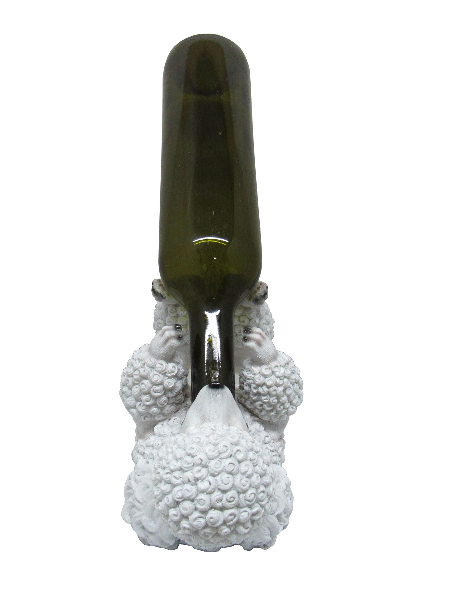 Poodle Wine Bottle Holder Statue