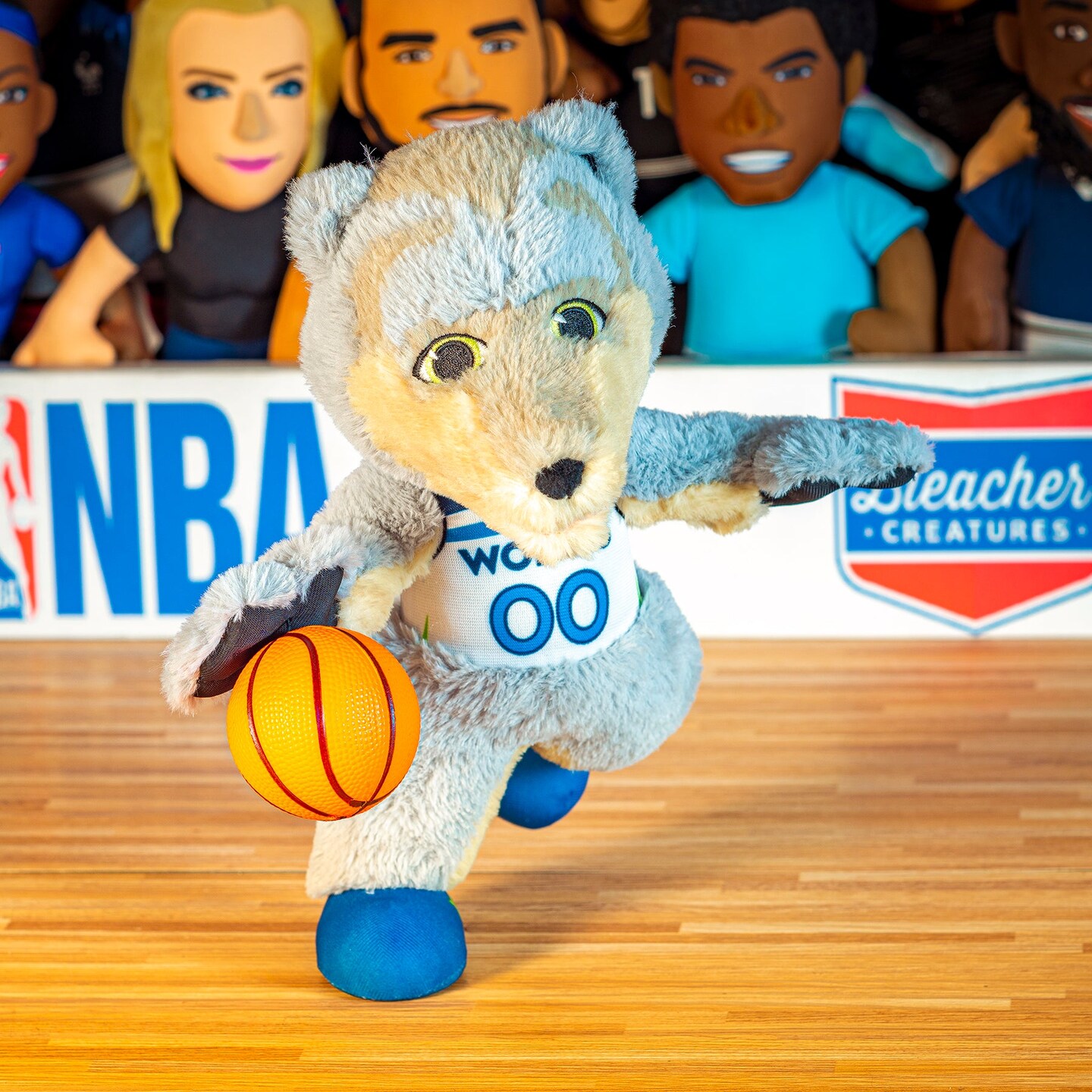 Bleacher Creatures Minnesota Timberwolves Crunch 10" Mascot Plush Figure - Association Uniform