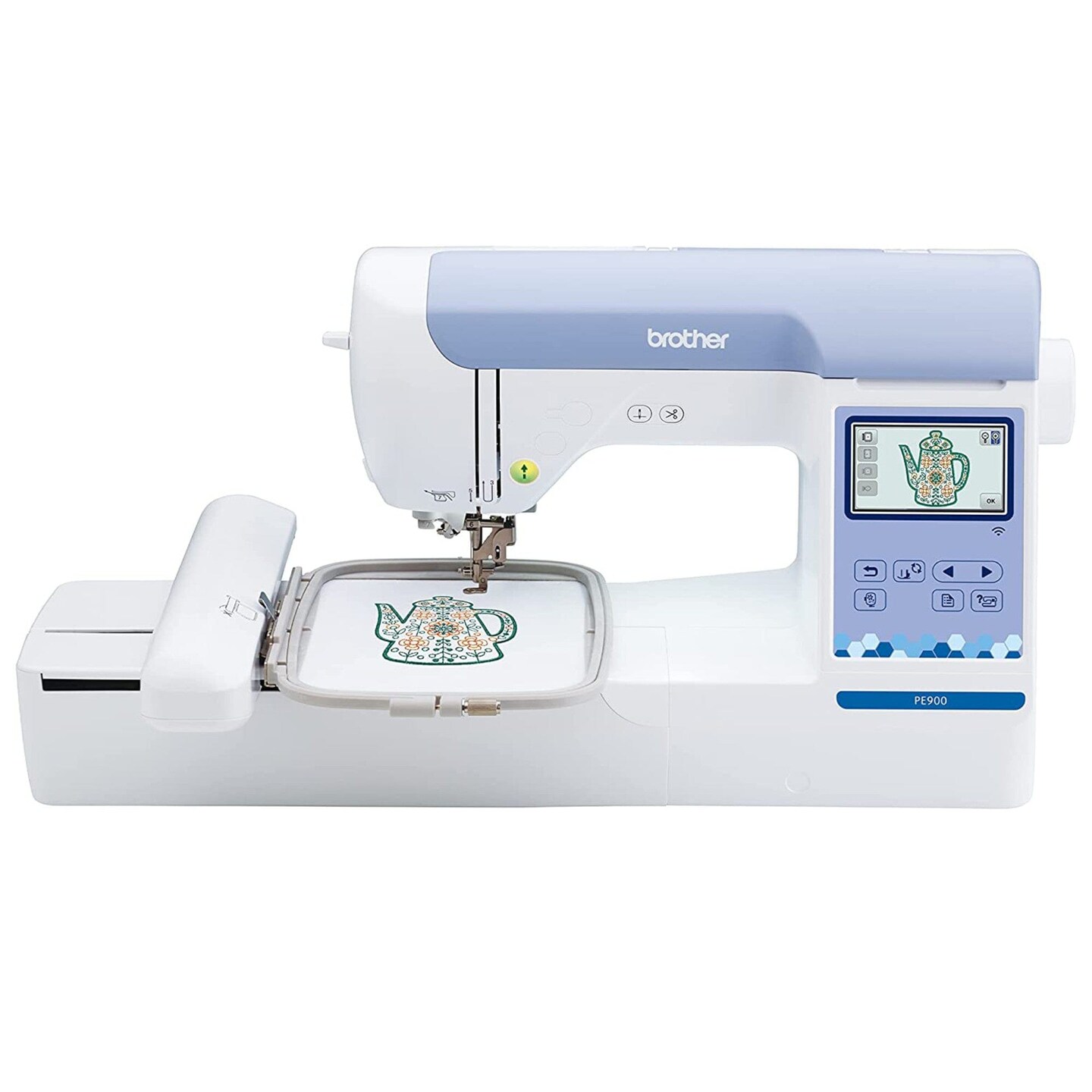 Brother PE900 5&#x22; x 7&#x22; Embroidery Machine with 5&#x22; x 7&#x22; Hoop &#x26; Accessories