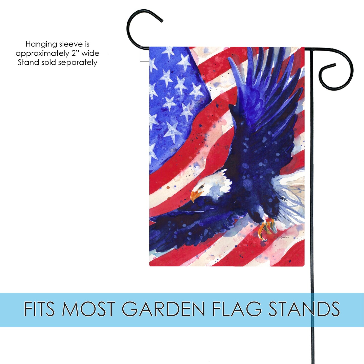 Liberty Eagle Decorative Patriotic Flag