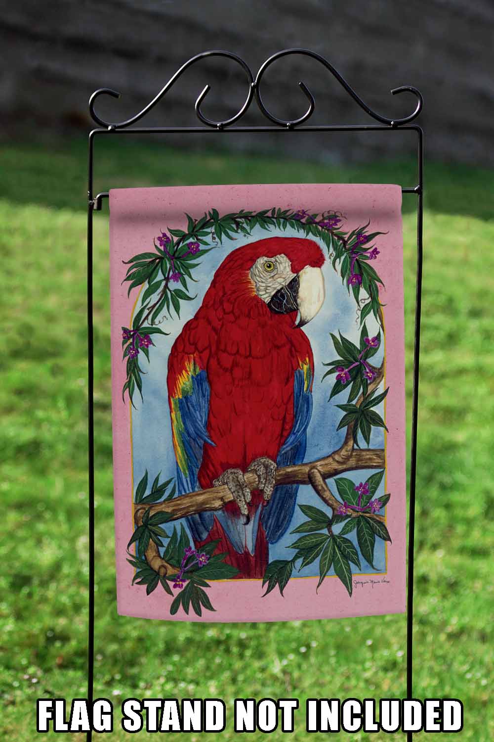 Parrot Perch Decorative Bird Flag