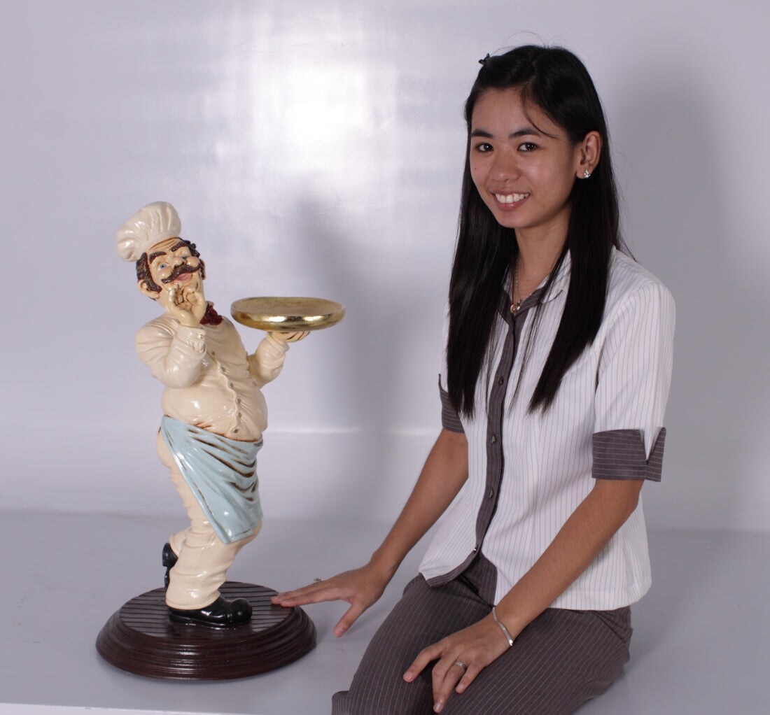 Chef Butler Small Statue
