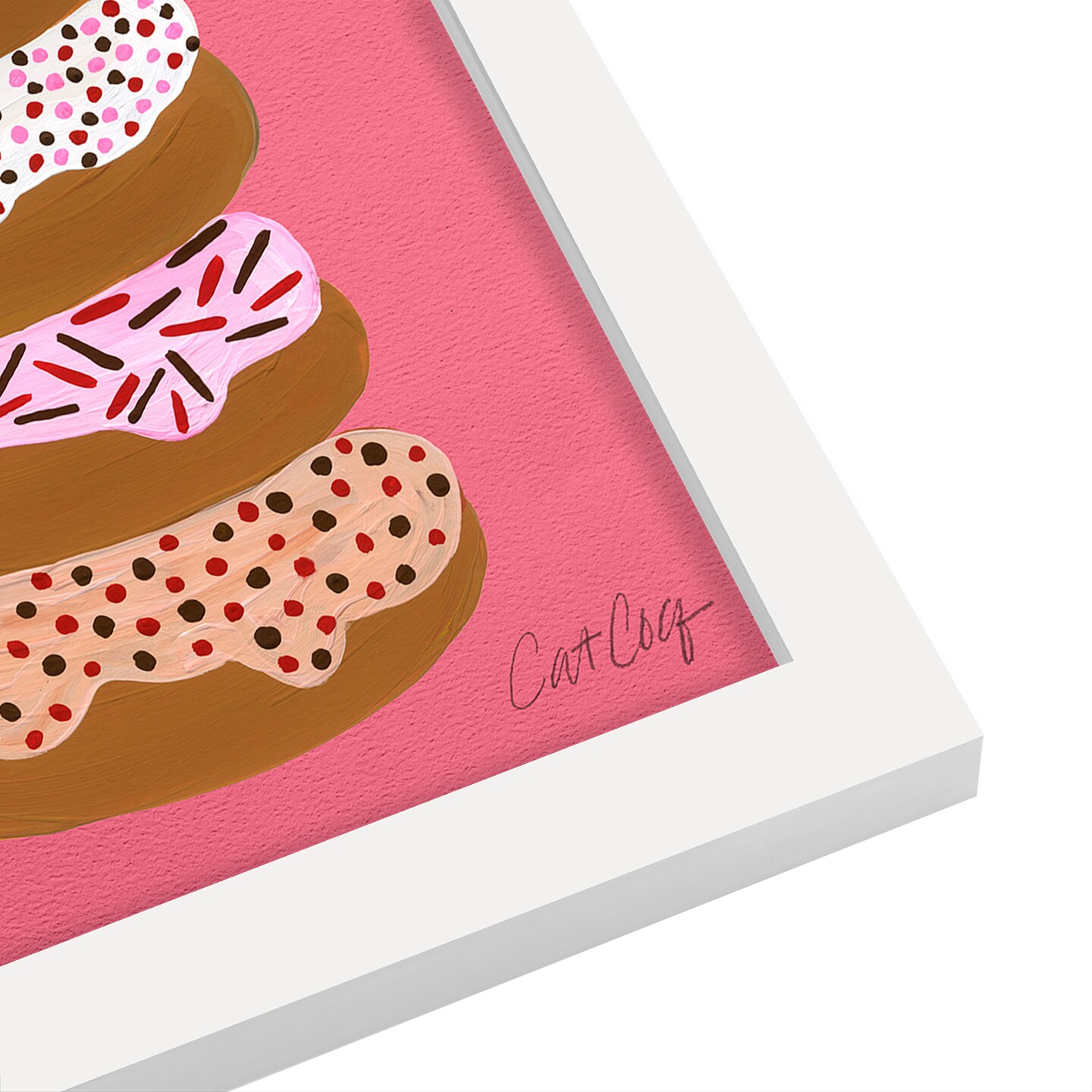 Stacked Donuts by Cat Coquillette Frame  - Americanflat