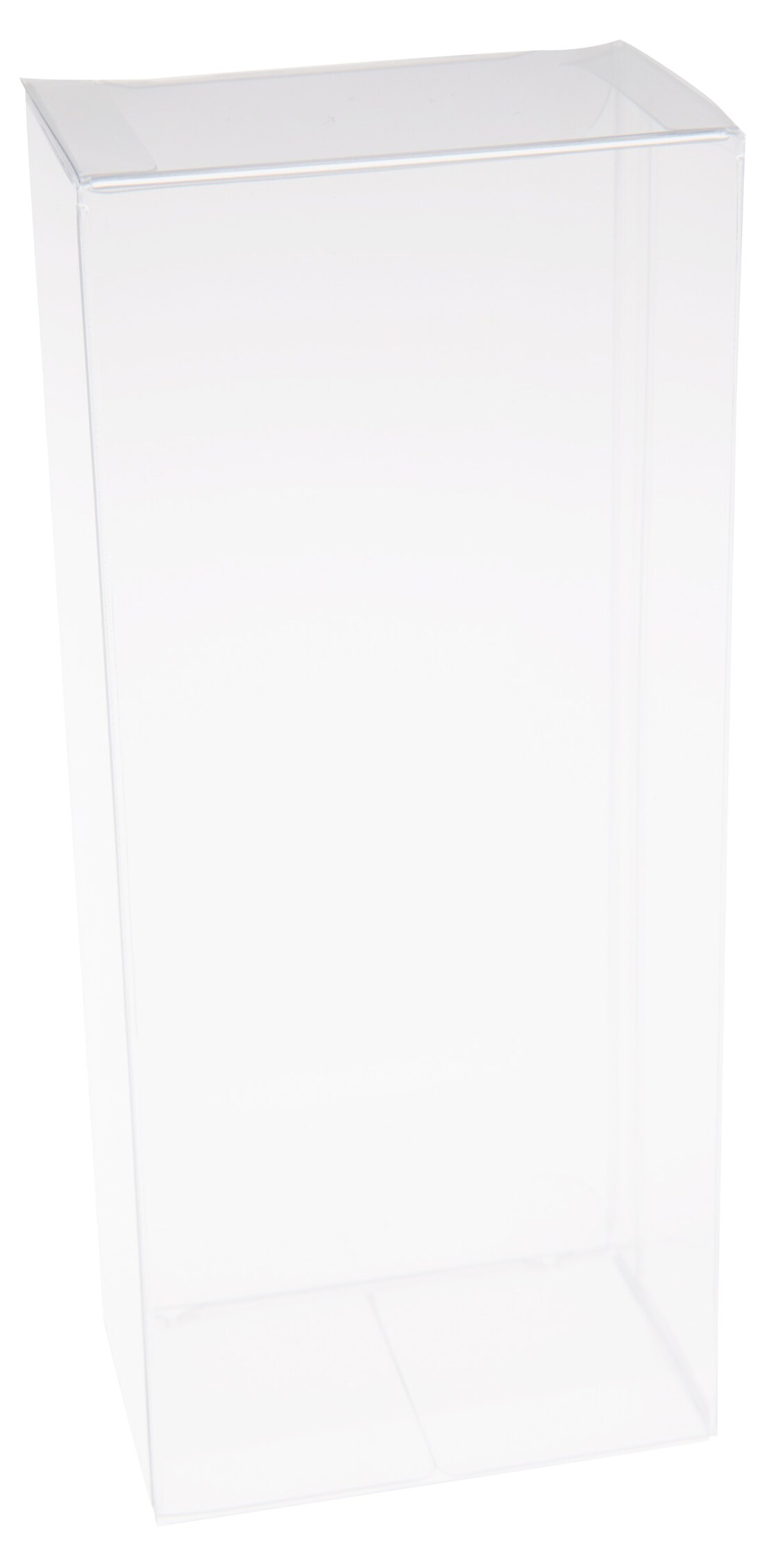 Plymor Clear Folding Action Figure Storage / Display Protector Box, 3" W x 2" D x 7" H, fits 6