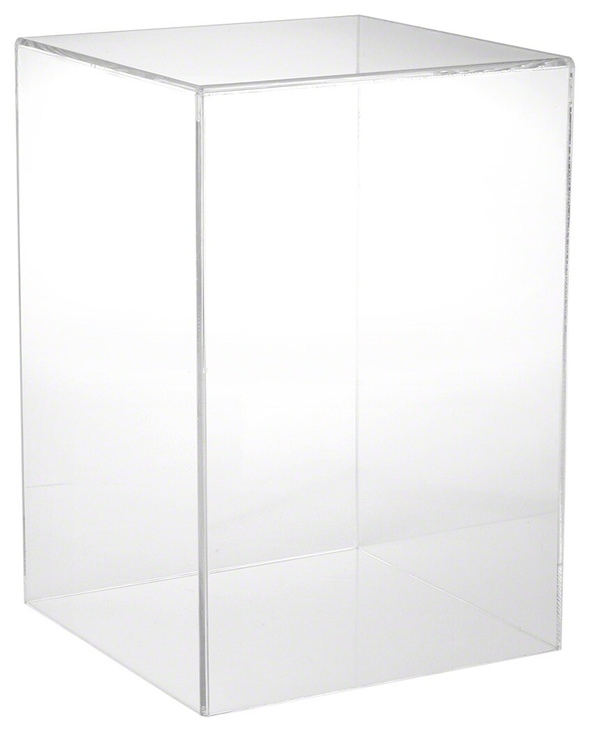 Clear acrylic box wholesale, clear plastic display boxes with lids