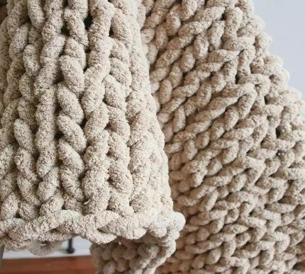 Chunky Hand Knit Blanket Workshop