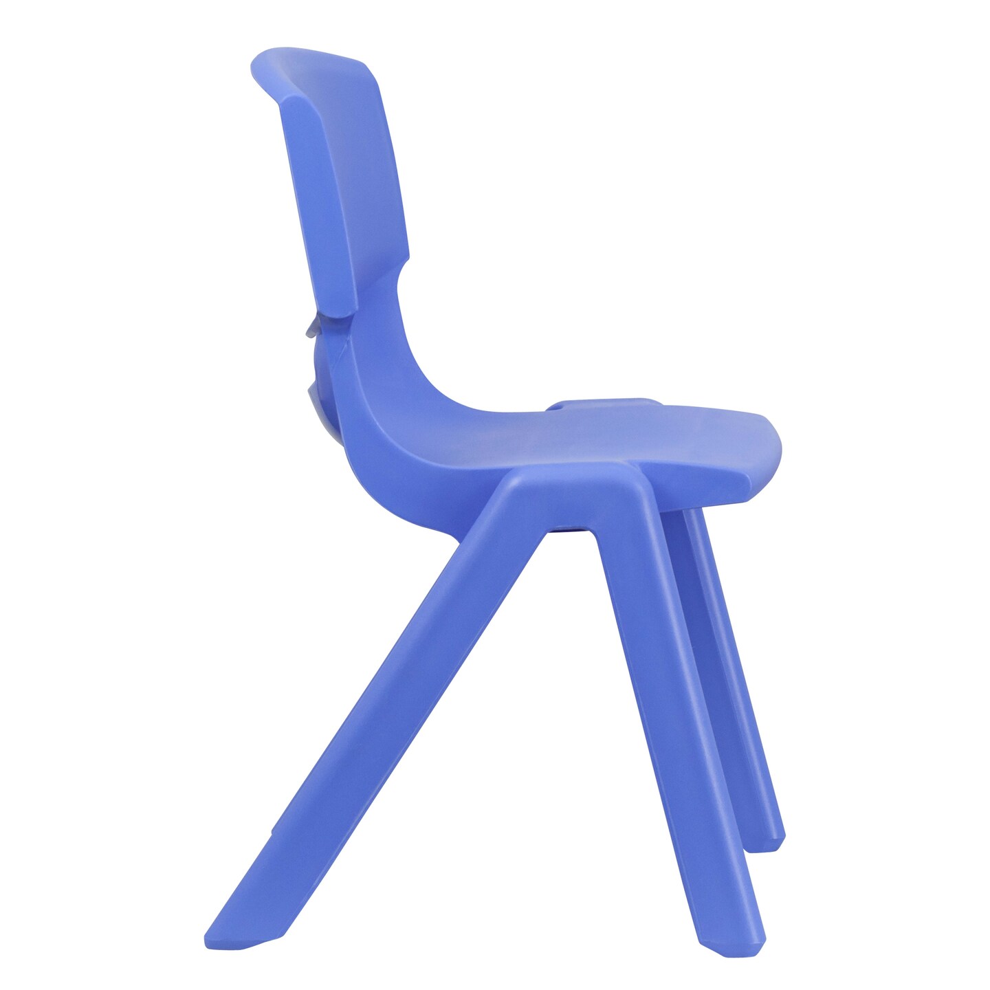 Emma and Oliver 2 Pack Plastic Stackable School Chair with 15.5&#x22;H Seat