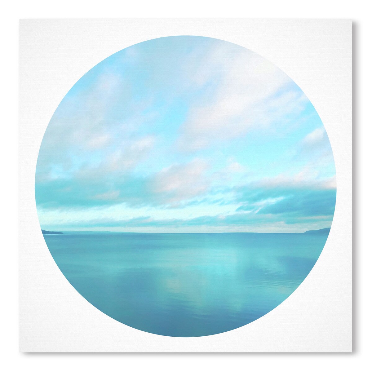 Blue Lake by Chaos &#x26; Wonder Design - 10&#x22;x10&#x22; Poster Art Print - Americanflat