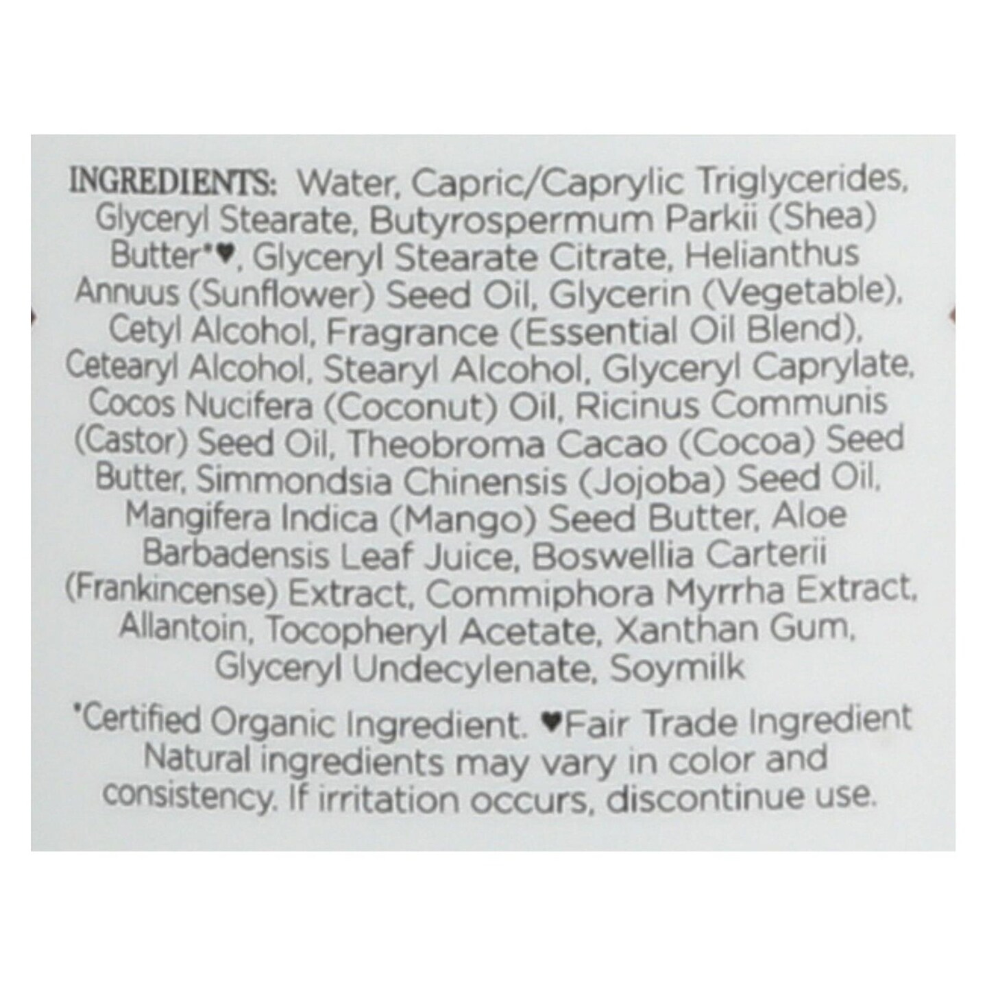 Nubian Heritage varities of Soothing And Hydrating Body Lotion