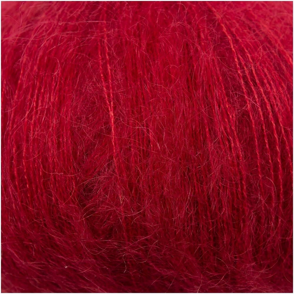 Rico Design Essentials Super Kid Mohair Loves Silk - #039 Cherry