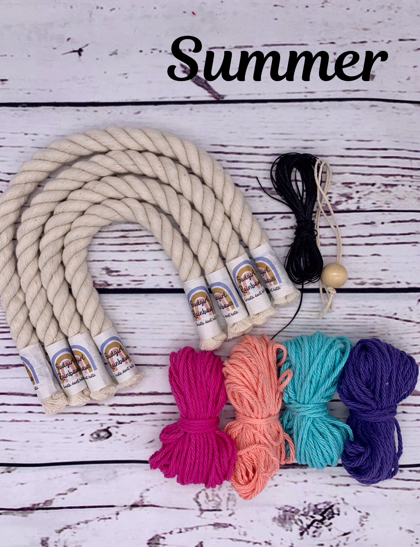 Rainbow Yarn Wall Hanging Craft Kit