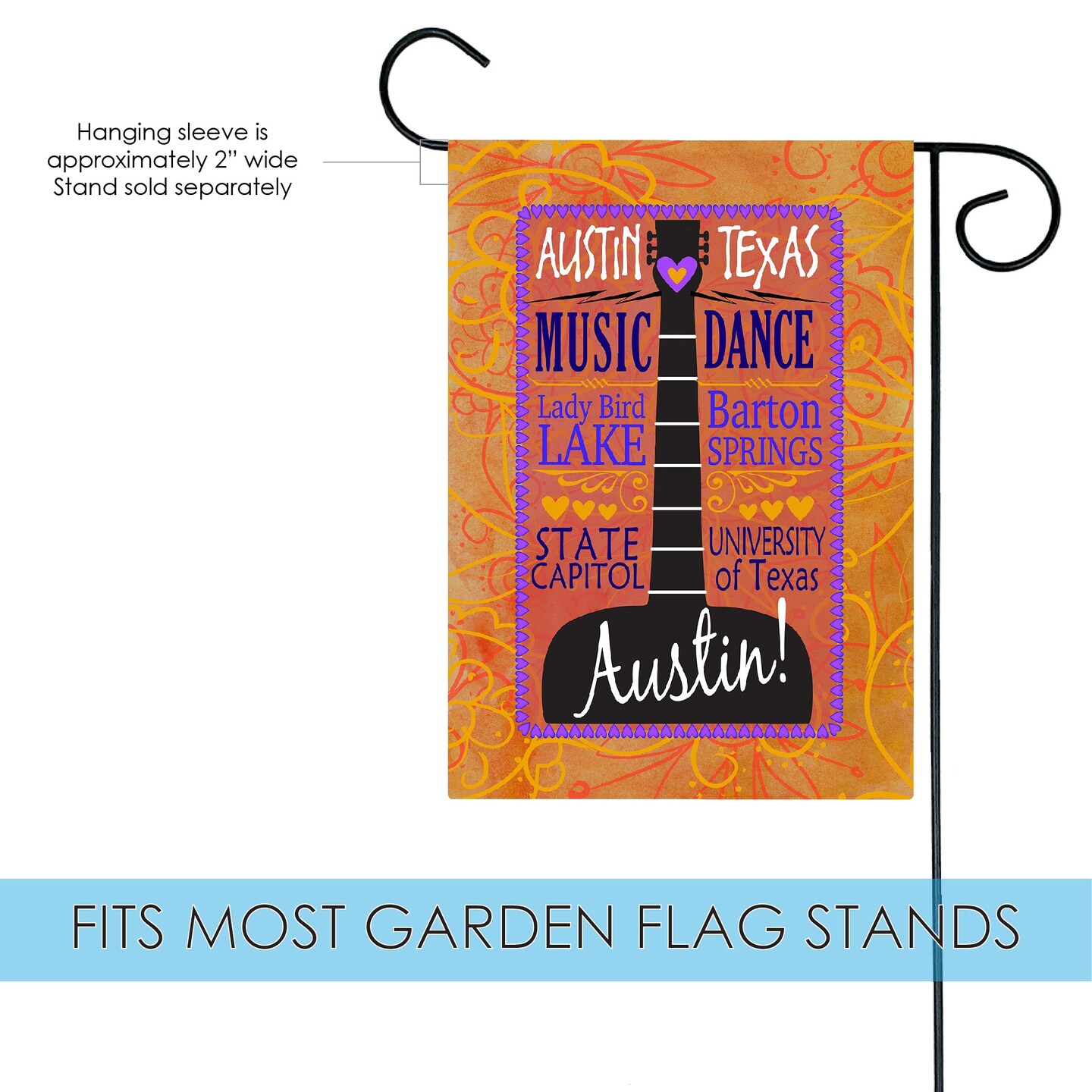 Austin Texas! Decorative Austin Flag