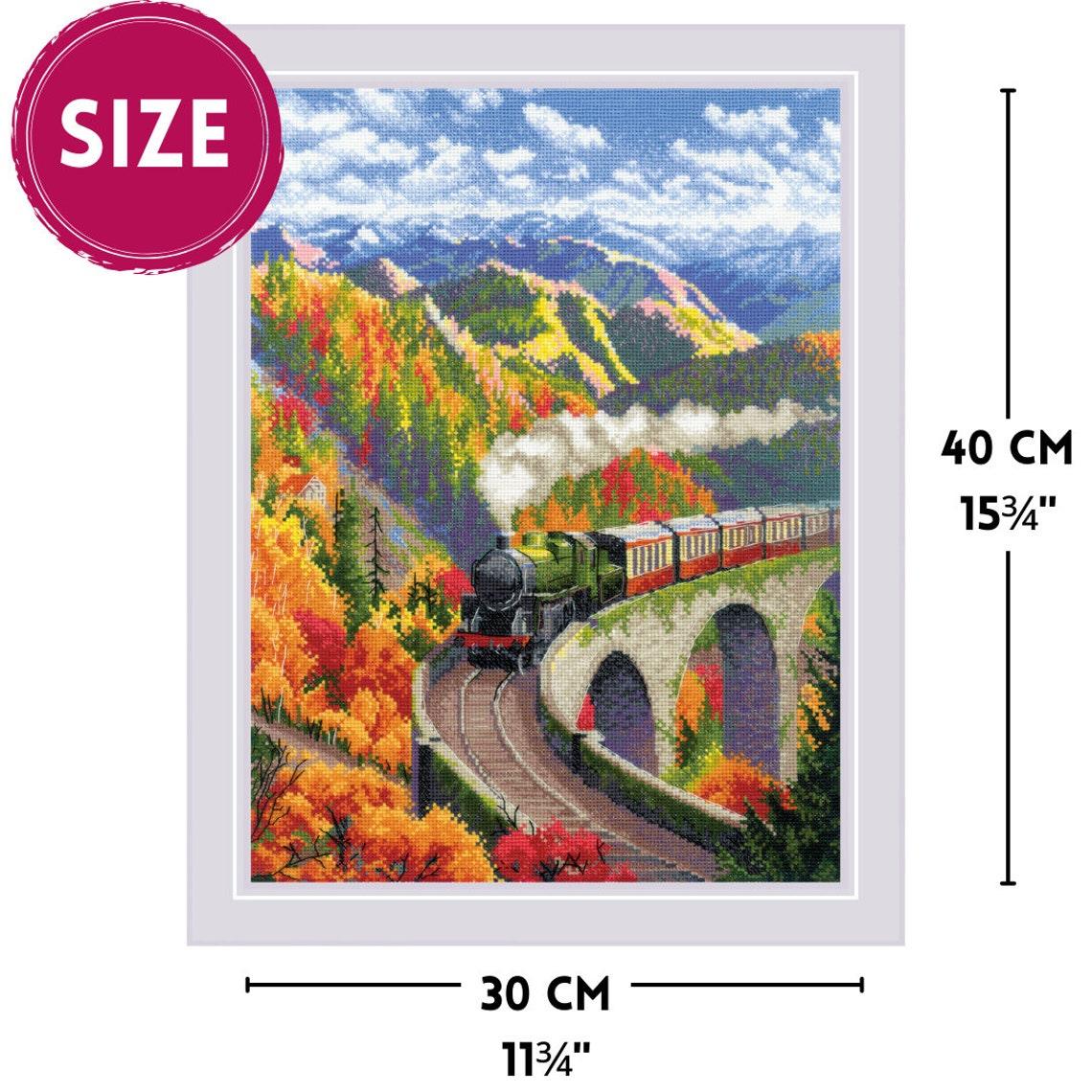 Autumn Express R2211 Counted Cross Stitch Kit