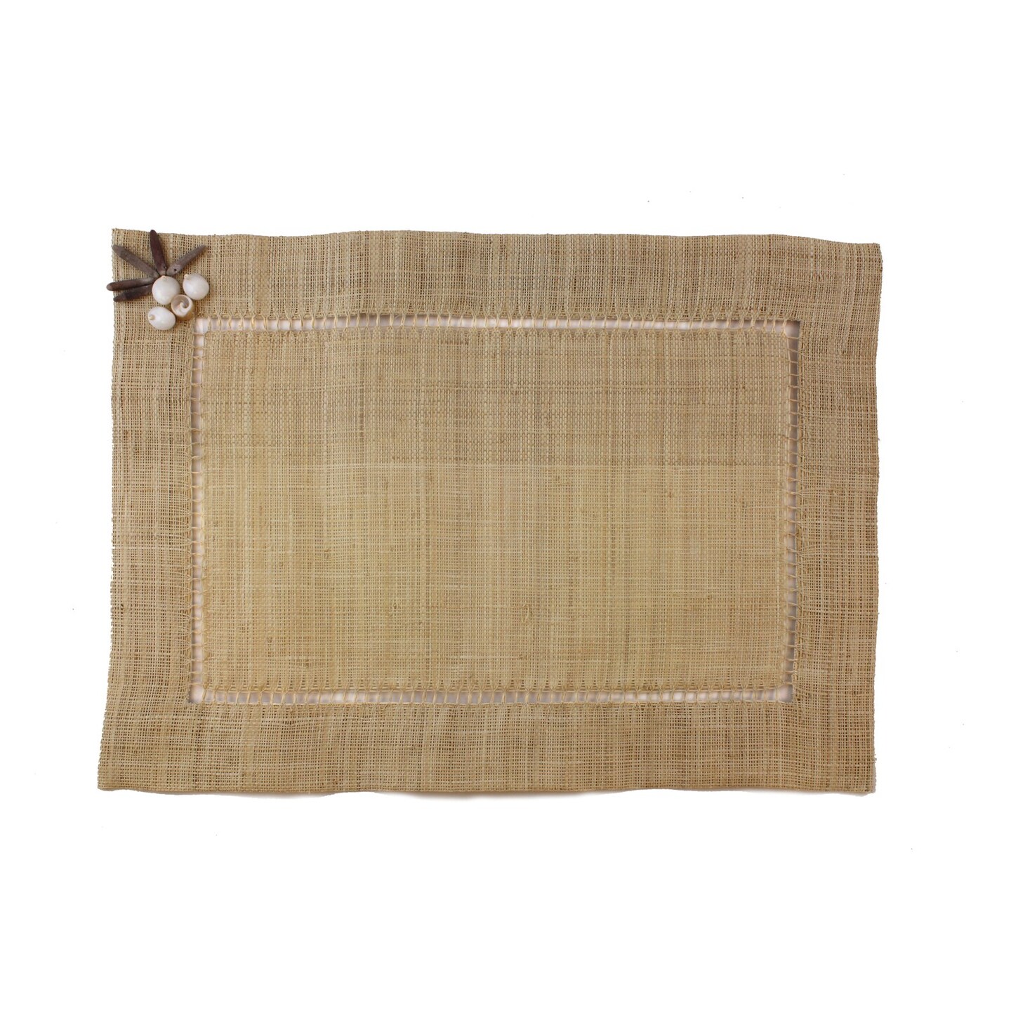 Buy in Bulk Set of 4 Beige Raffia Placemat Michaels