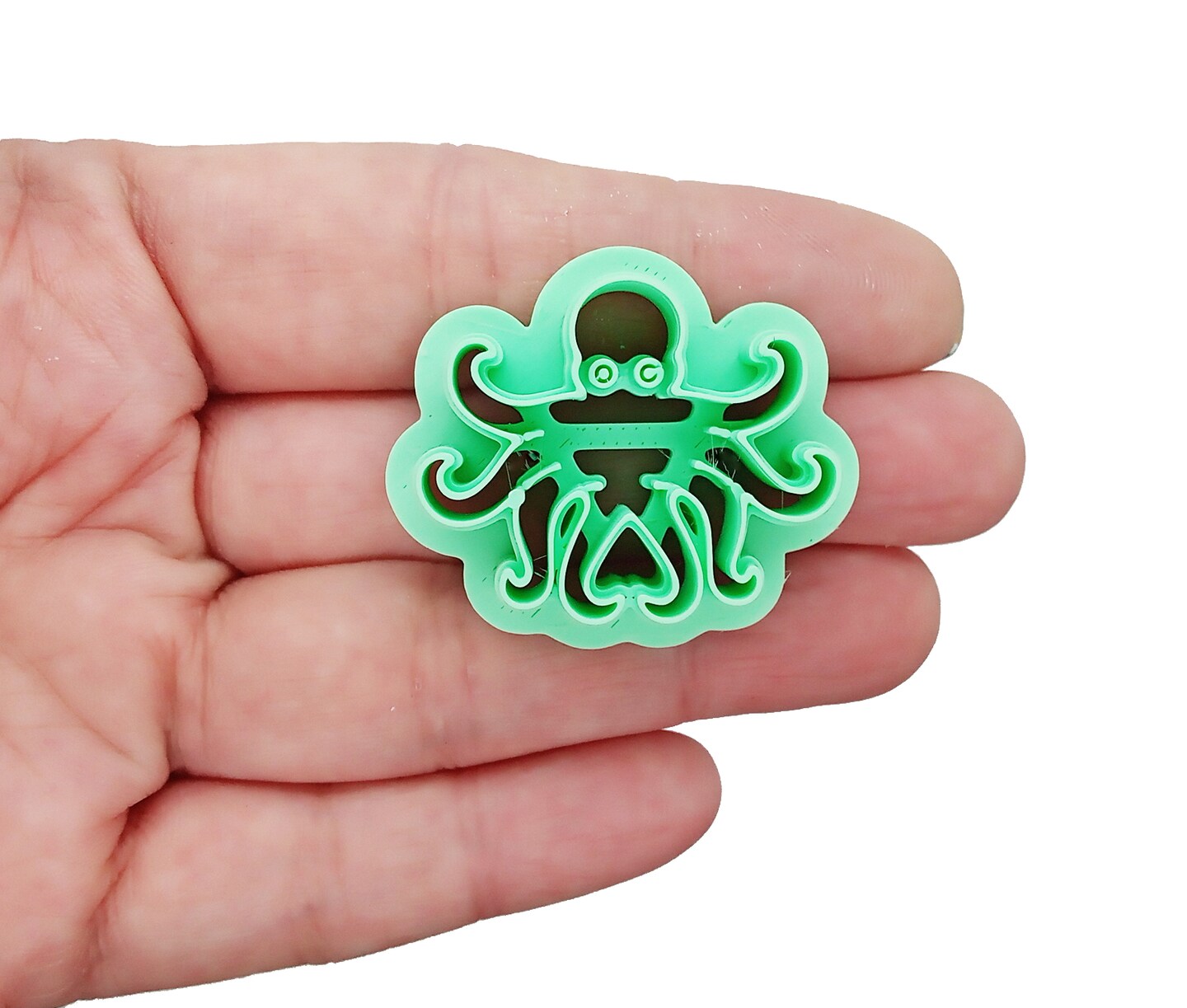 Small Octopus Clay Cutter, Detailed Cutter with Sharp Edge, 1 1/4 inch, Adorabilities