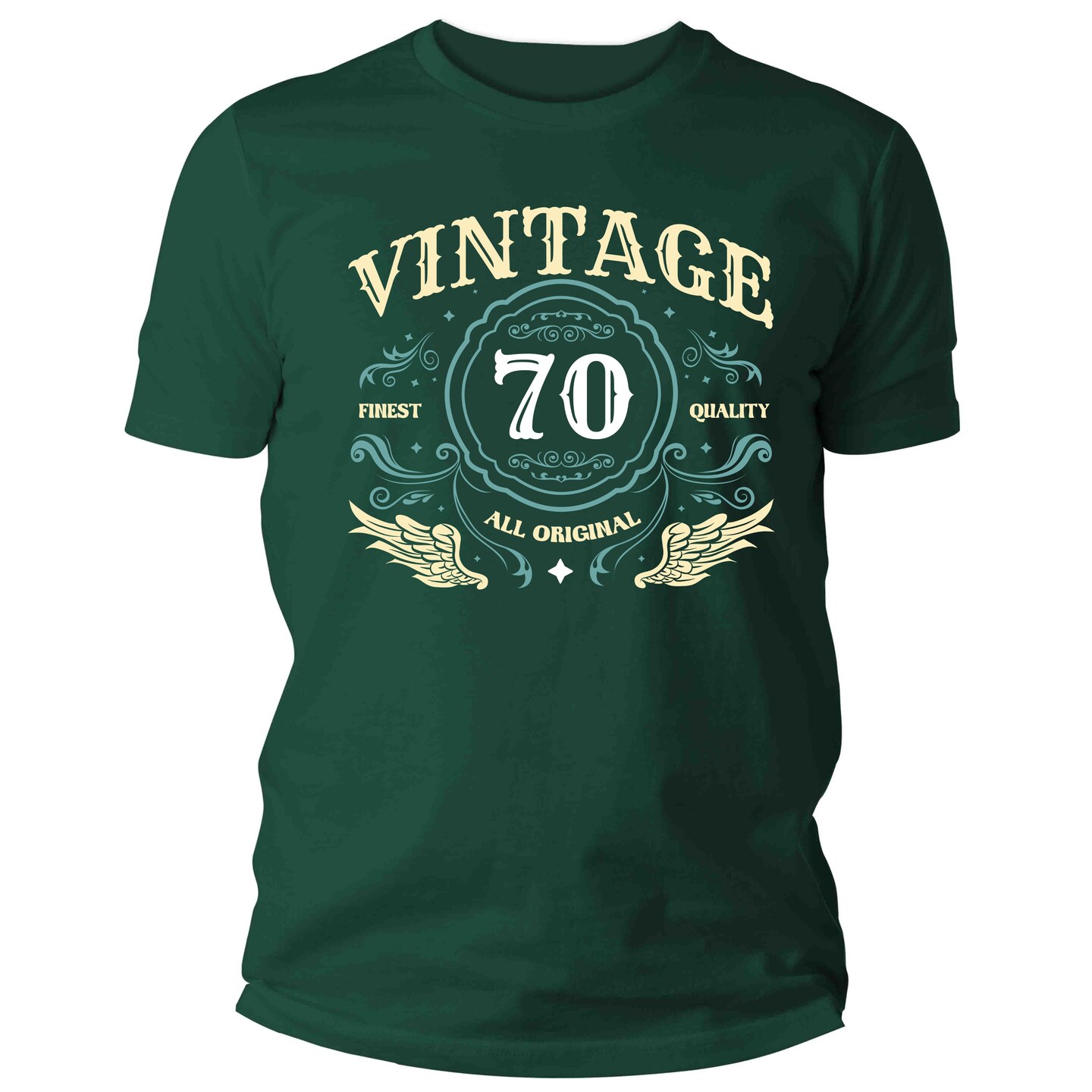 Men's Vintage 70th Birthday Shirt Whiskey Label 70 Shirt