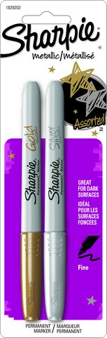 Sharpie® Gold and Silver Paint Pens, 2 pk - Metro Market