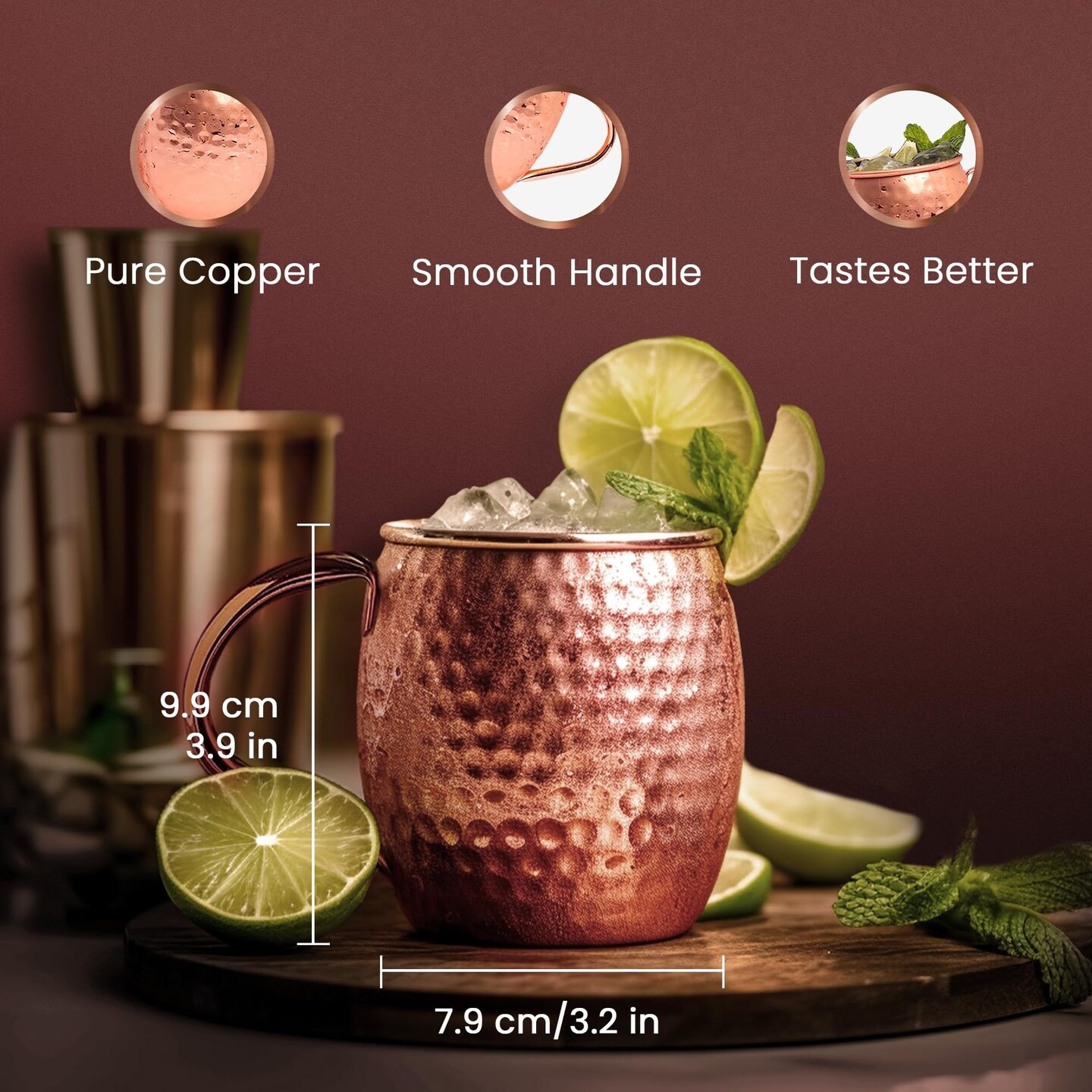 The Cocktail Box Co Moscow Mule Mugs - Thumbnail 3