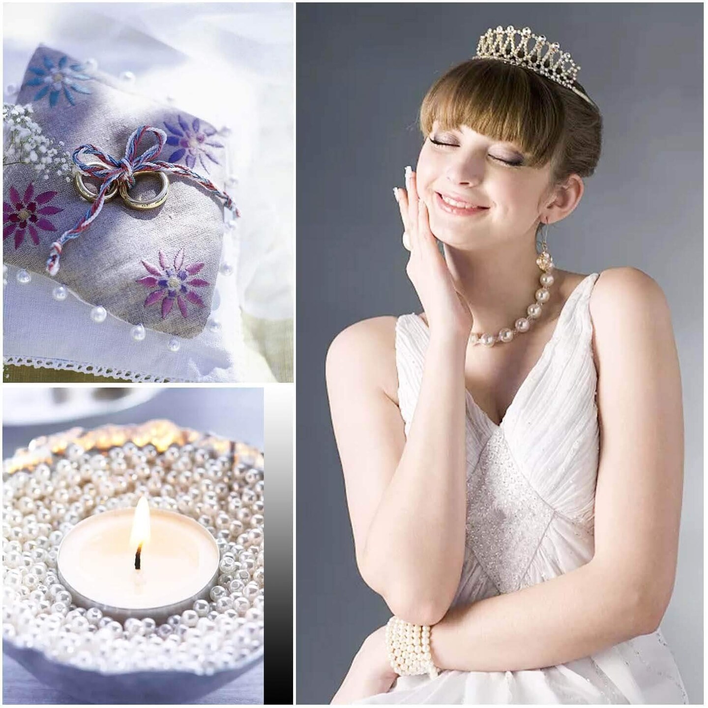 800 Pieces Ivory Pearl Craft Beads Loose Pearls for Jewelry Making, Crafts, Decoration and Vase Filler (Assorted Sizes)