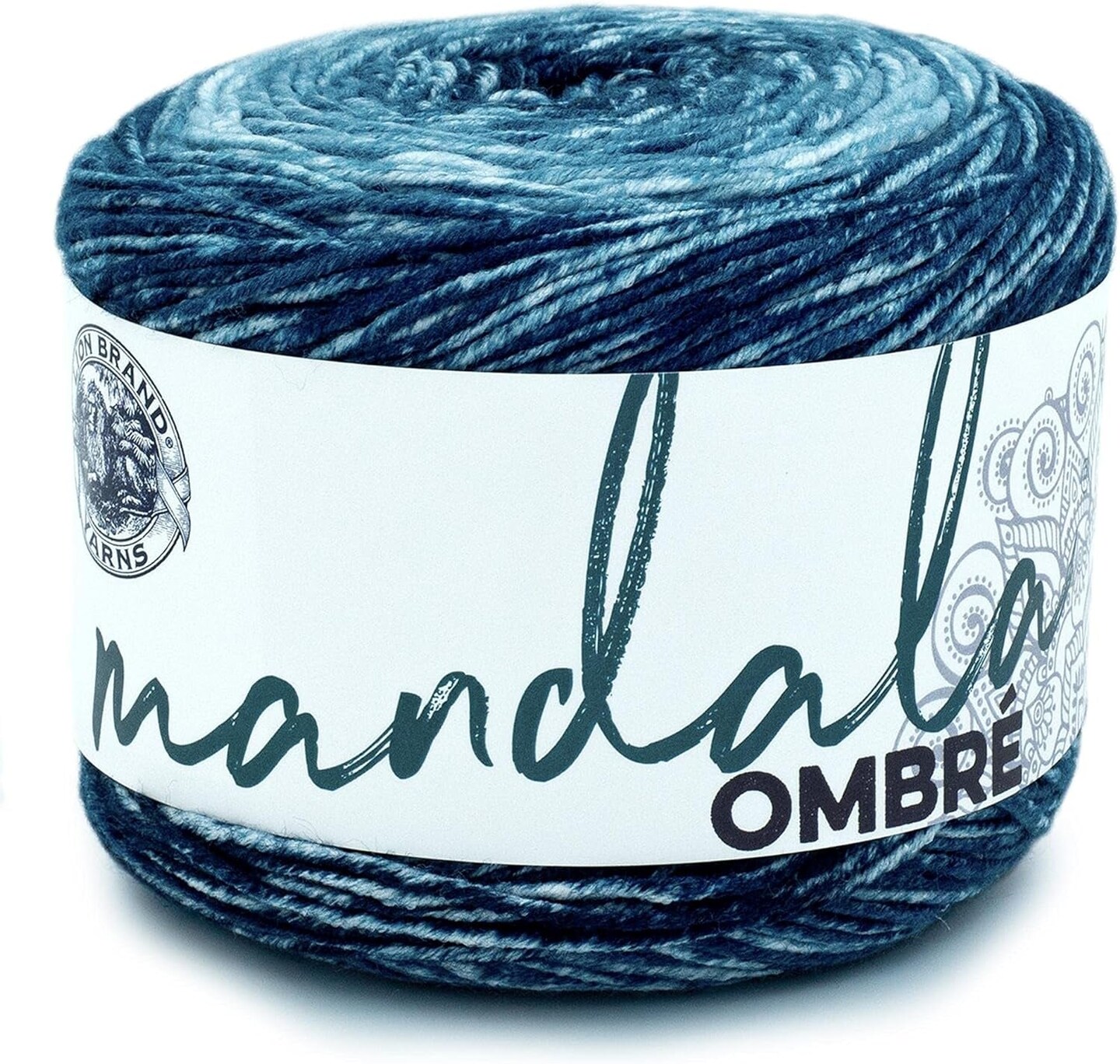 Mandala Ombré Yarn with Vibrant Colors, Soft Yarn for Crocheting and ...