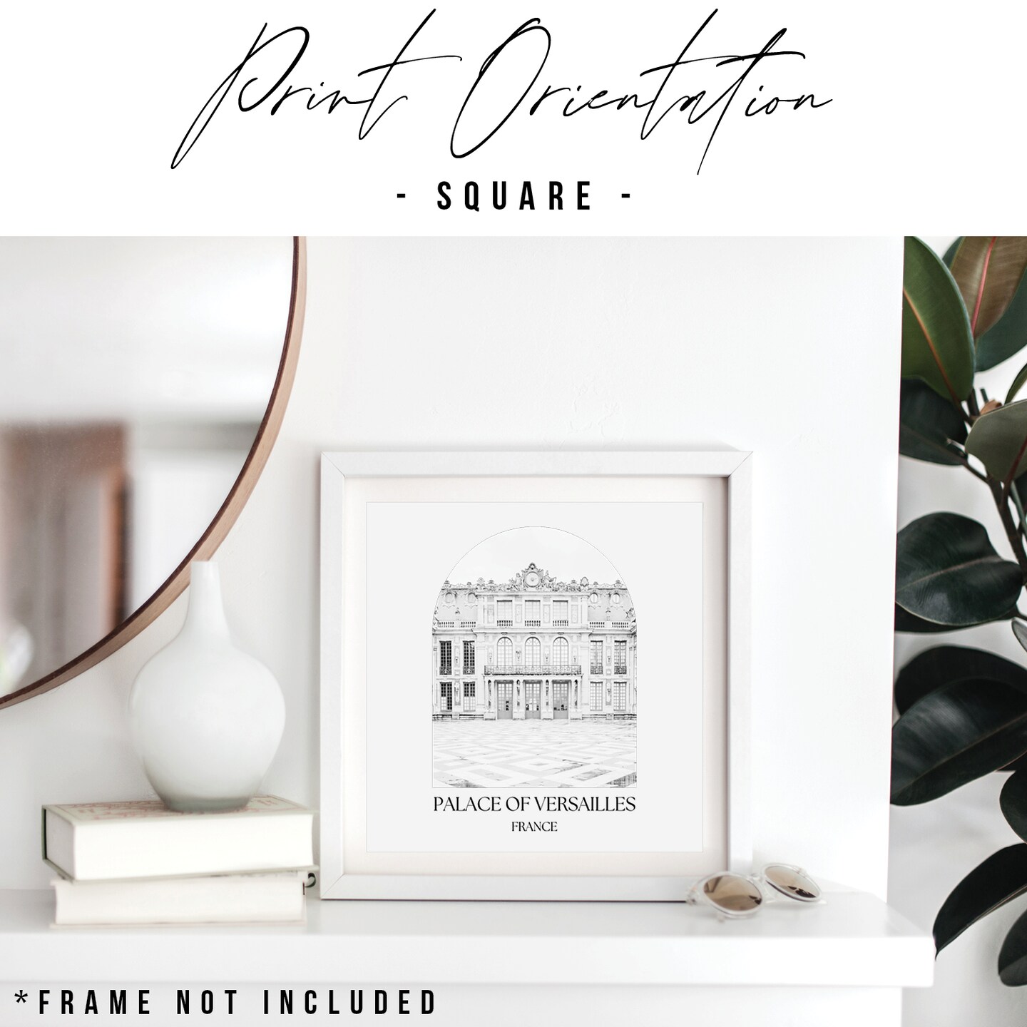 Palace of Versailles France Arch Photo Print, UNFRAMED