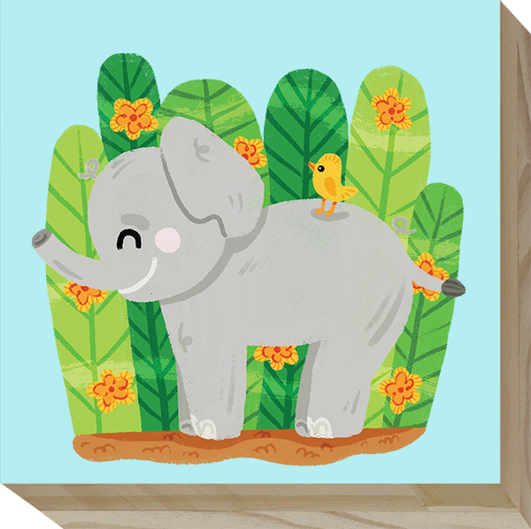 Safari Nursery Wood Wall D&#xE9;cor Set