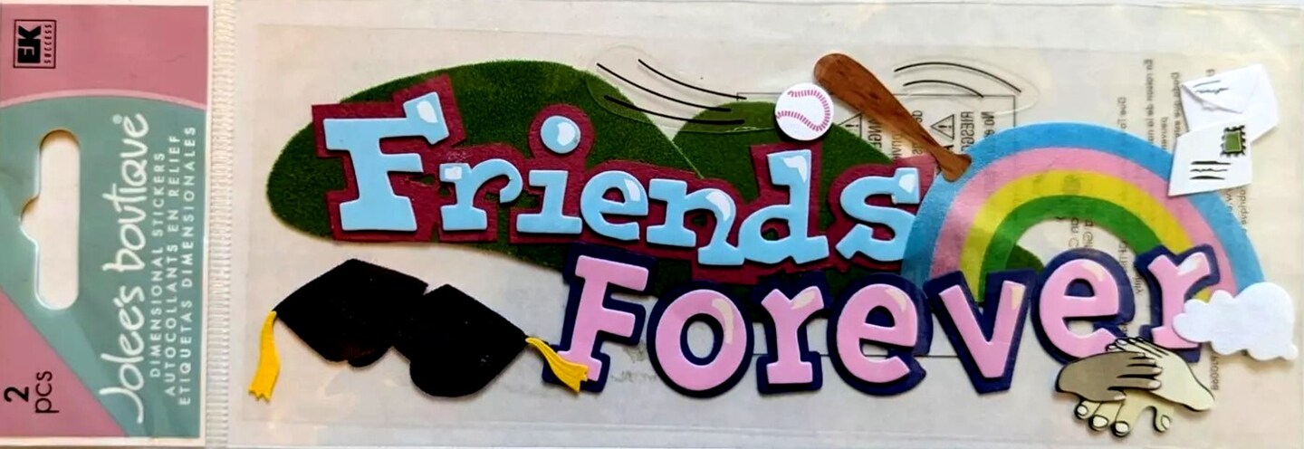 Jolee&#x27;s Boutique Friends Forever Dimensional Stickers
