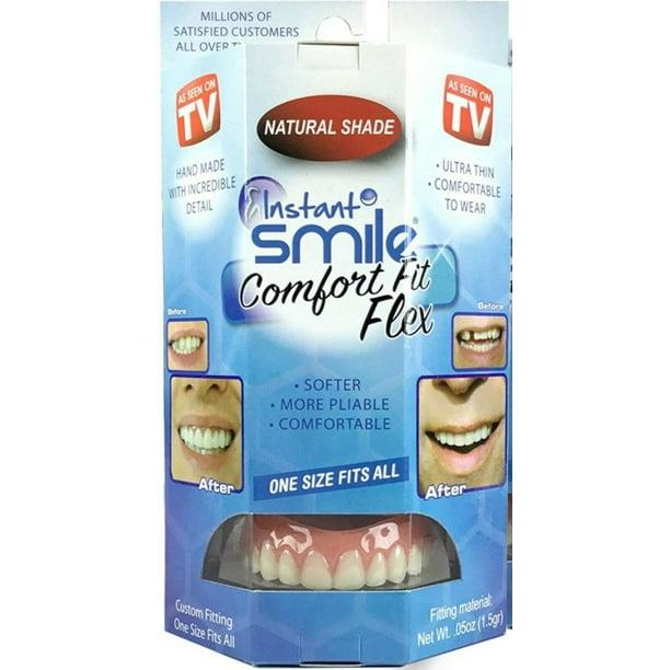 Instant Smile Comfort Fit Flex - Natural Shade - Upper Veneer Cosmetic Teeth