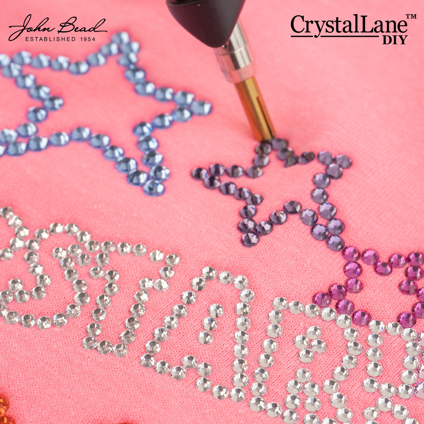 Crystal Lane DIY SS6 (2mm) Hot-fix Glass Flat Backs Rhinestones, 1440pcs
