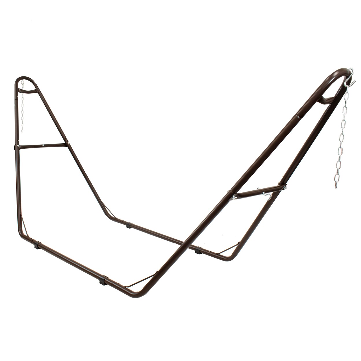 Sunnydaze Powder-Coated Steel Universal Hammock Stand - Bronze - 124 In