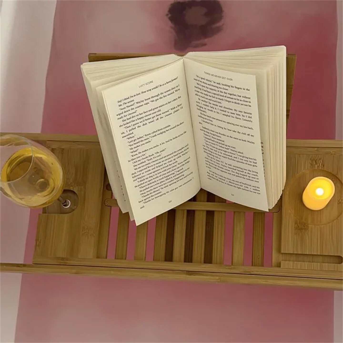 Bamboo Bathtub Caddy