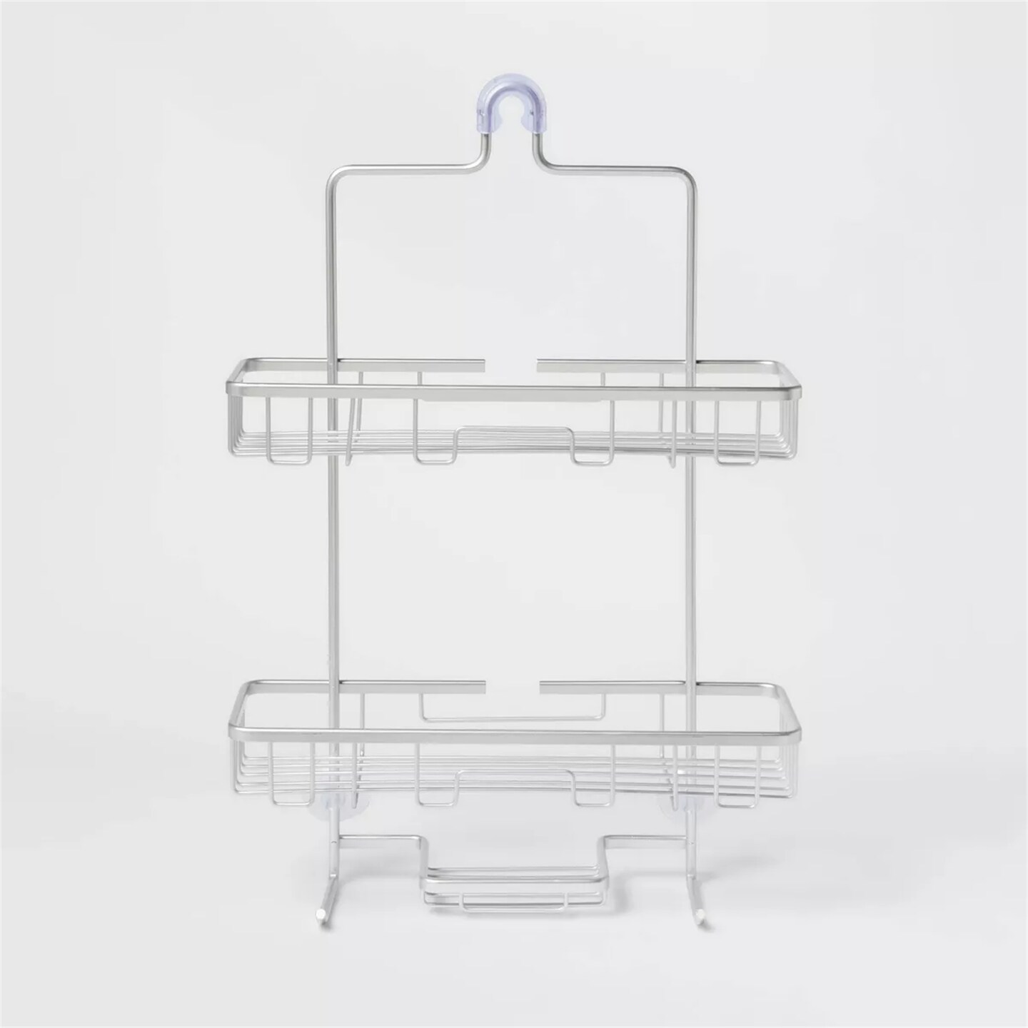 Wide Rustproof Shower Caddy with Lock Top Aluminum