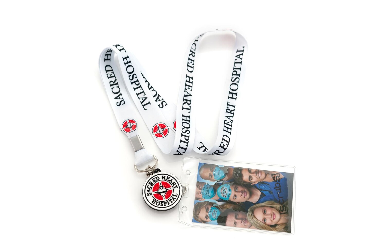 Scrubs Official Sacred Heart Hospital Lanyard | Includes ID Holder &#x26; Charm