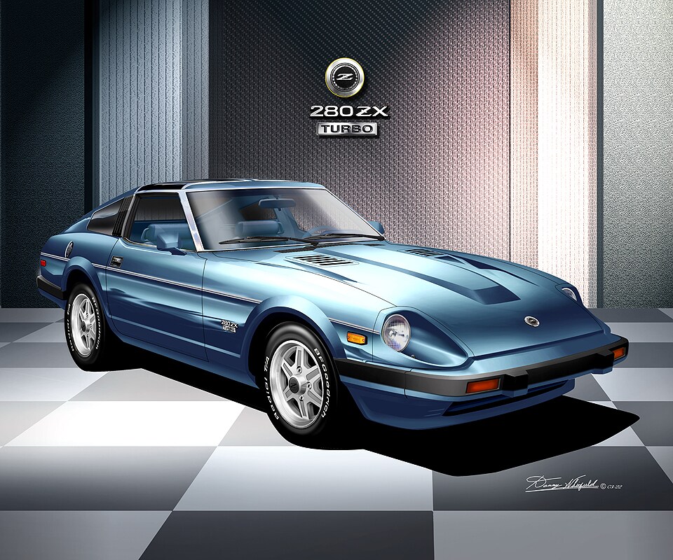 専用　art様 Datsun 280ZX Wood Wall Sign | 79-82 Nissan S130 Line Drawing for