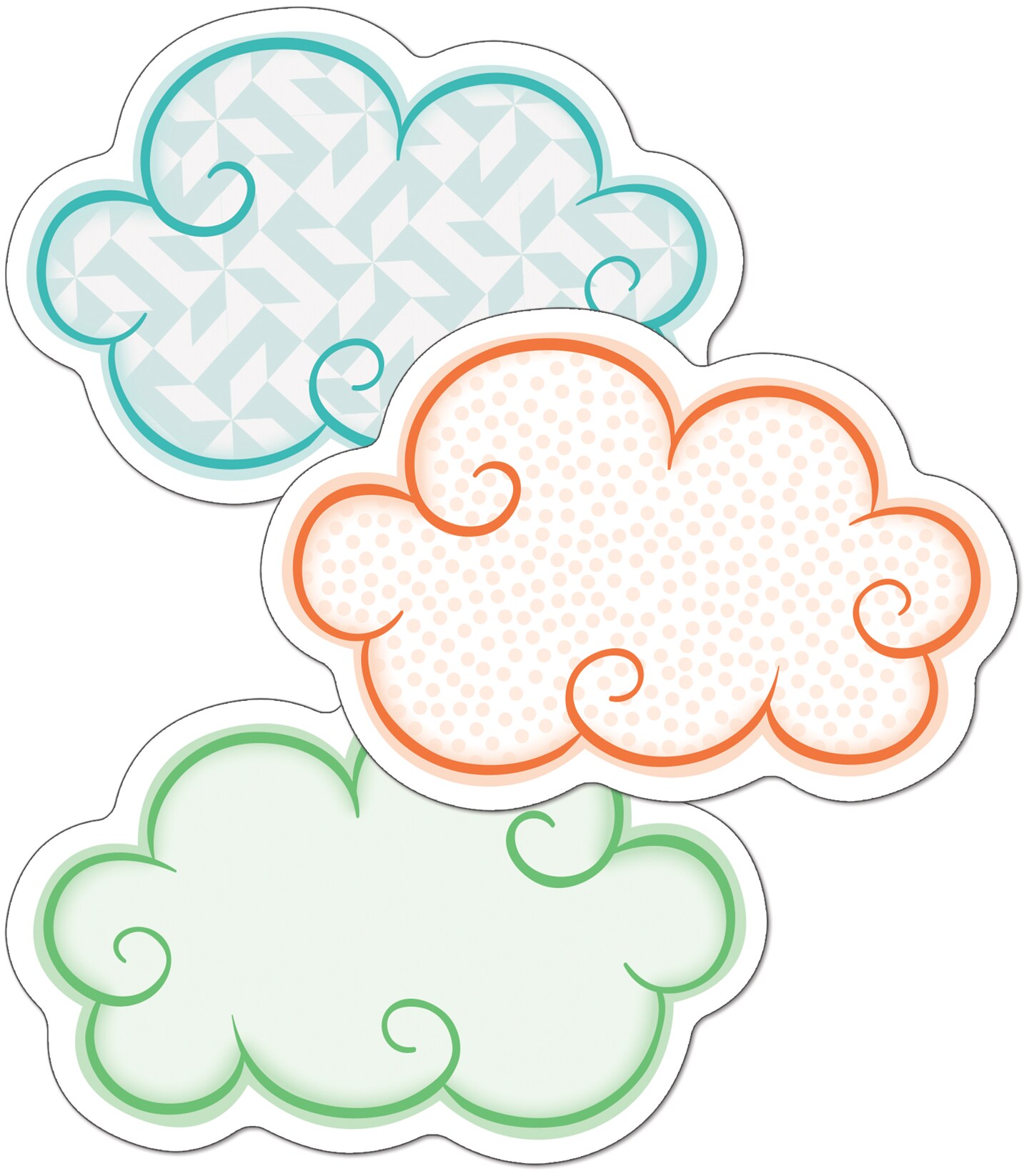 Carson Dellosa 36 Mini Clouds Cutouts Colorful Cloud Cutouts for Carson Dellosa 36 Mini Clouds Cutouts Colorful Cloud Cutouts for