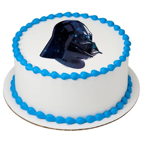 Star Wars Vader Galaxy Edible Cake Image PhotoCake&#xAE;