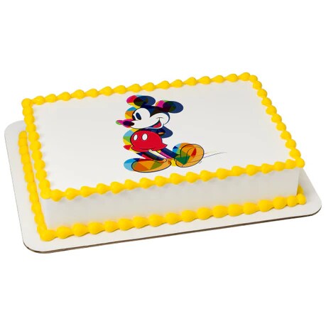 Mickey Mouse One Of A Kind Colorful Edible Cake Image PhotoCake&#xAE;