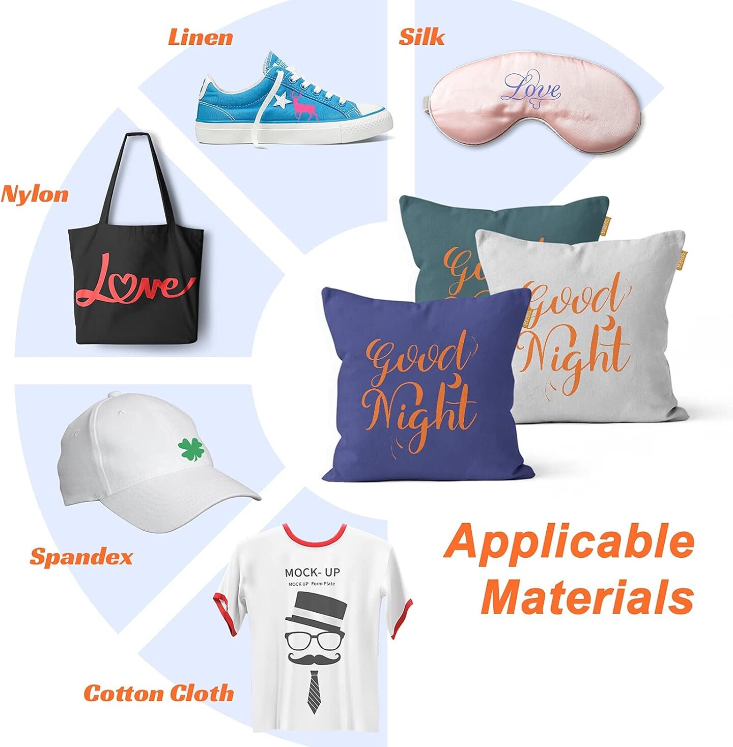 Heat Transfer Vinyl for T-Shirts 12in.x10in. 15 Sheets-Iron On Vinyl HTV Bundle