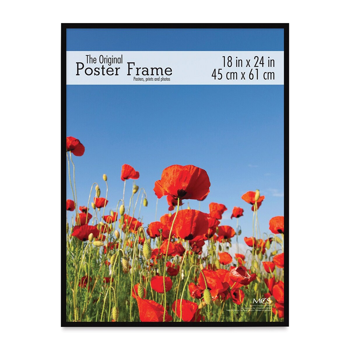 MCS Large Format Matte Poster Frame - 18&#x22; x 24&#x22; x 5/32&#x22;, Black