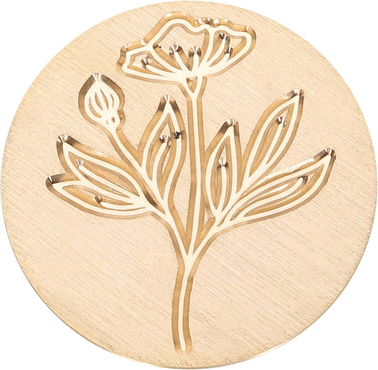 Flower Wax Seal Stamp, Vintage Plant Seal Stamp for Wedding Party Invitations Envelopes Gift Packing