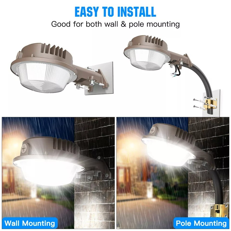 35W LED Barn Light Outdoor Security Yard Light Dusk to Dawn Exterior Flood Light