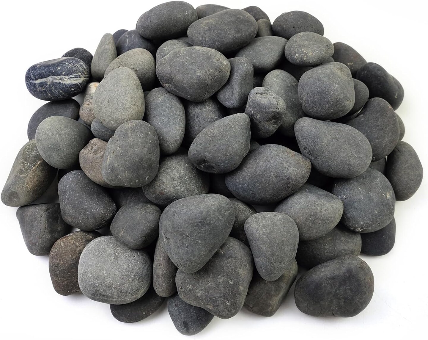 20 Lb Natural Unpolished Bulk Rocks Mexican Beach Pebbles, 2-3 Inch ...